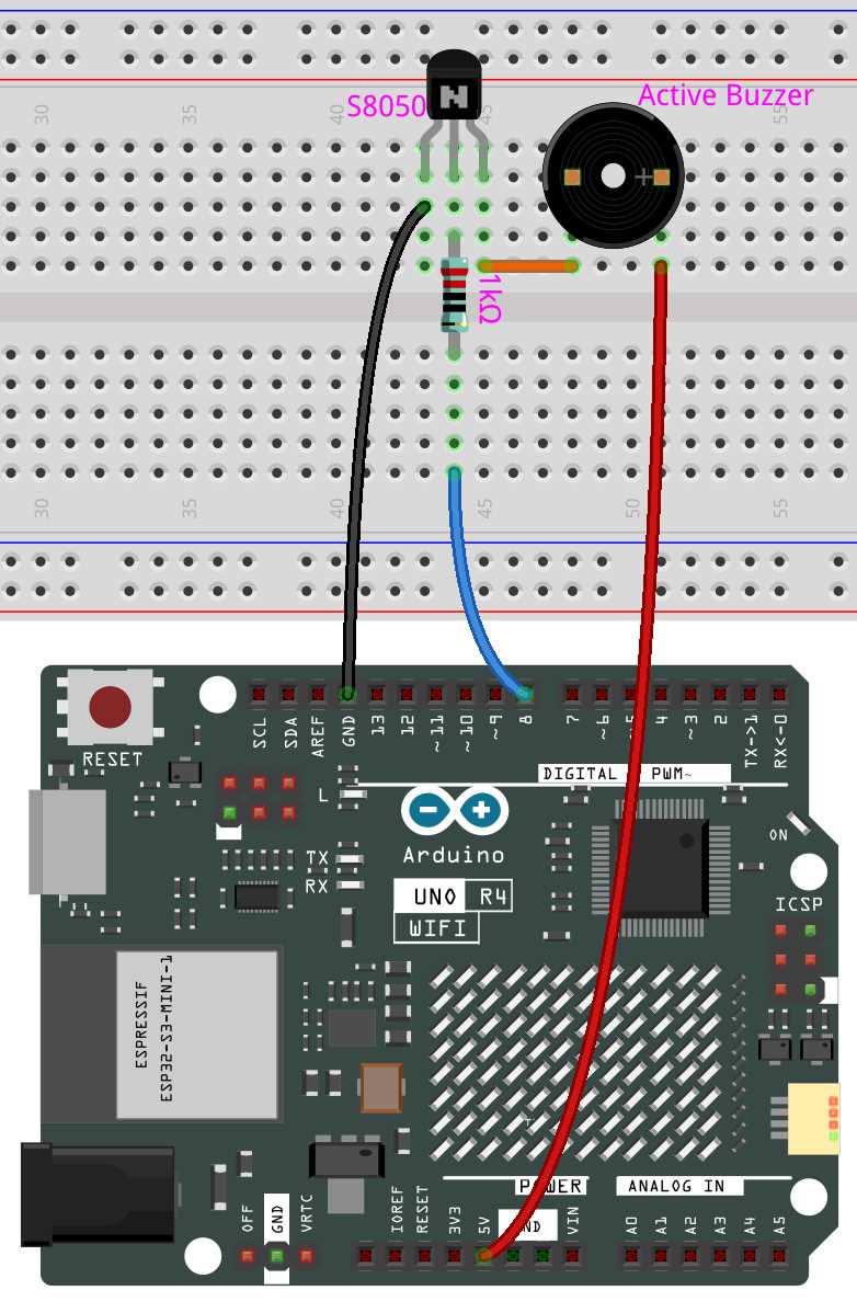 Sunfounder Active Buzzer Arduino Pinout Guide